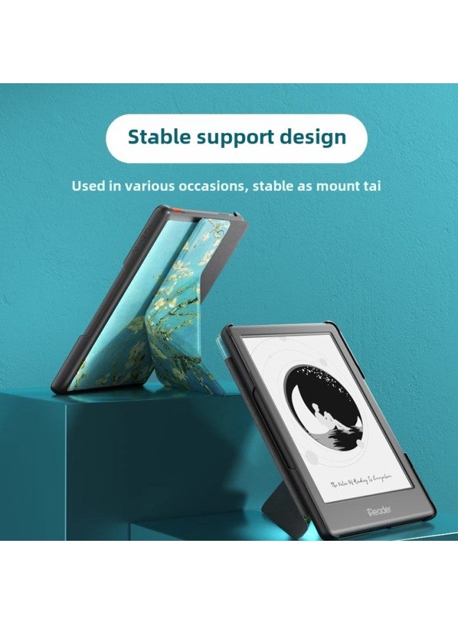 Handreading IReader Light3/Turbo Folding Protective Case E-Book Ink Screen Reader-Color:White-Applicable Model:Handread Light3/Turbo  - Image 3
