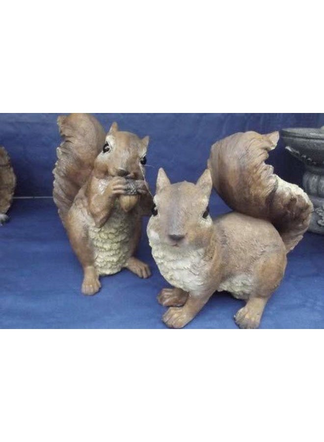 Design Toscano QM188731 Chomper the Woodland Squirrel Outdoor Garden Statue, Polyresin, 18 cm - Image 2