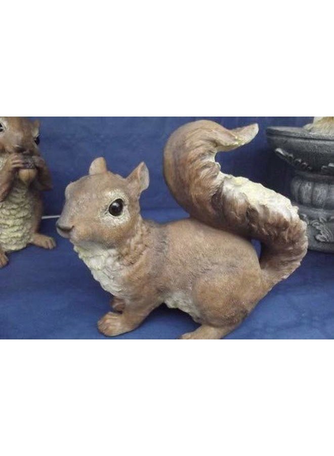 Design Toscano QM188731 Chomper the Woodland Squirrel Outdoor Garden Statue, Polyresin, 18 cm - Image 4
