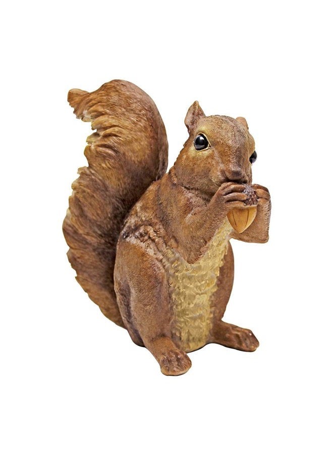 Design Toscano QM188731 Chomper the Woodland Squirrel Outdoor Garden Statue, Polyresin, 18 cm - Image 1