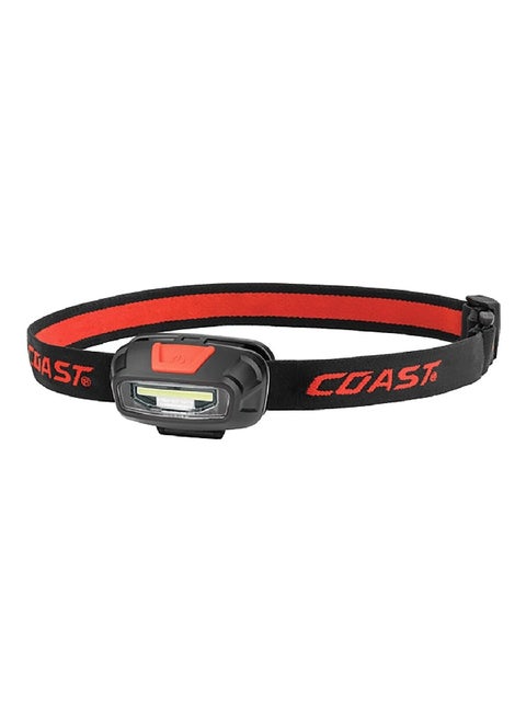 Dual-Color Utility Beam COB LED Headlamp Red and Black