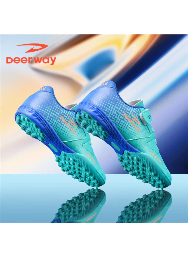 Deerway Kids Tf Turf Soccer Shoes Boys Girls Anti-slip Durable Training Match Shoes Mint Green Size 39 - Image 2