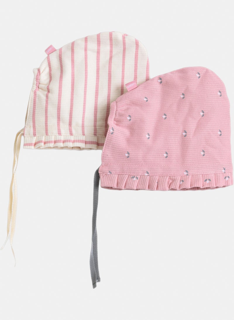 Baby Girls Rose Hat Pack Of 2