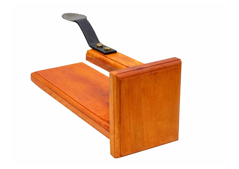MEXZA™ Wooden Table Top Coconut Scraper Kerala Chirava Grater Thengai Thuruvi (M) - Image 4