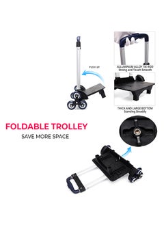 Nova kids Universal School Bag Trolley - Blue  - Image 4