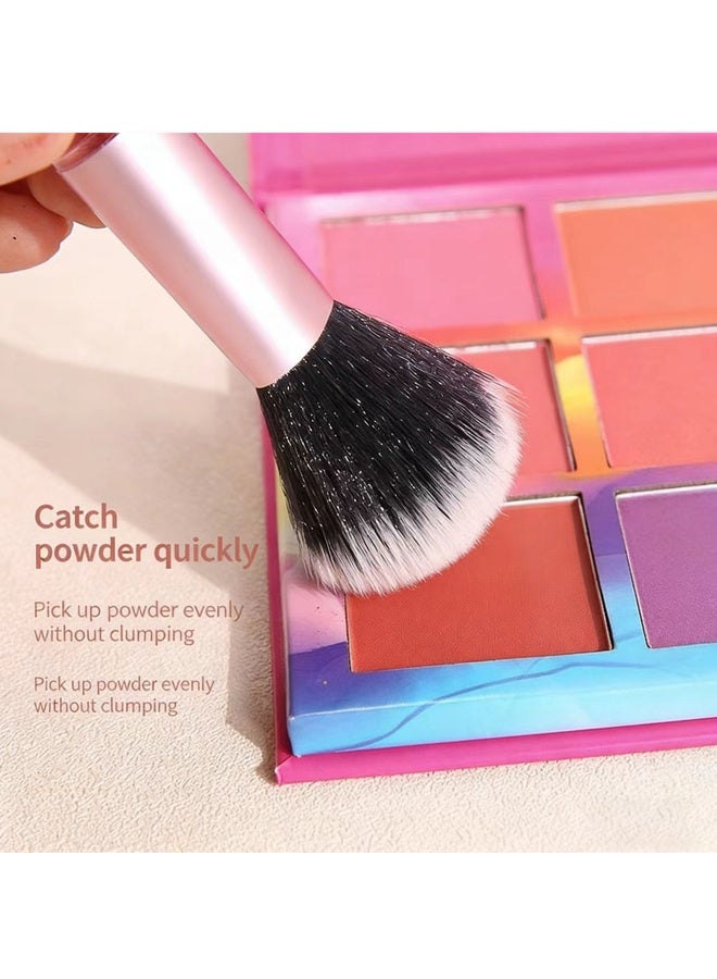 Gecomo makeup brush set contains ten makeup brushes plus a case - S05 - Image 3