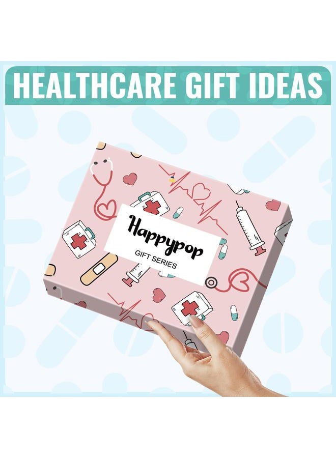 Happy Pop Women's Novelty Medical Crew Socks Funny Nurse Meds Cotton Socks 2 Pack with Gift Box - Image 3