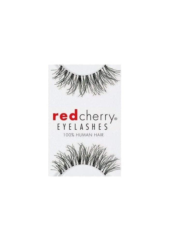 Red Cherry False Eyelashes WSP - Pack of 3, 100% Human Hair, Lightweight and Reusable - Image 4