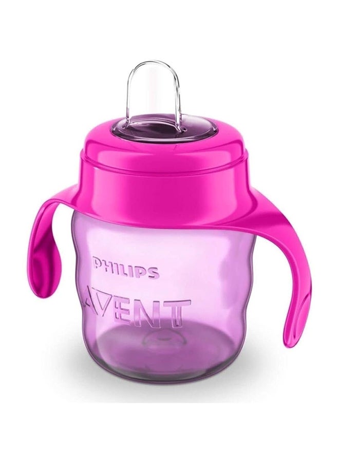 Philips Avent Silicone Classic Spout Cup with Handle | Pink/Purple | 200ml (SCF551/03) - Image 4