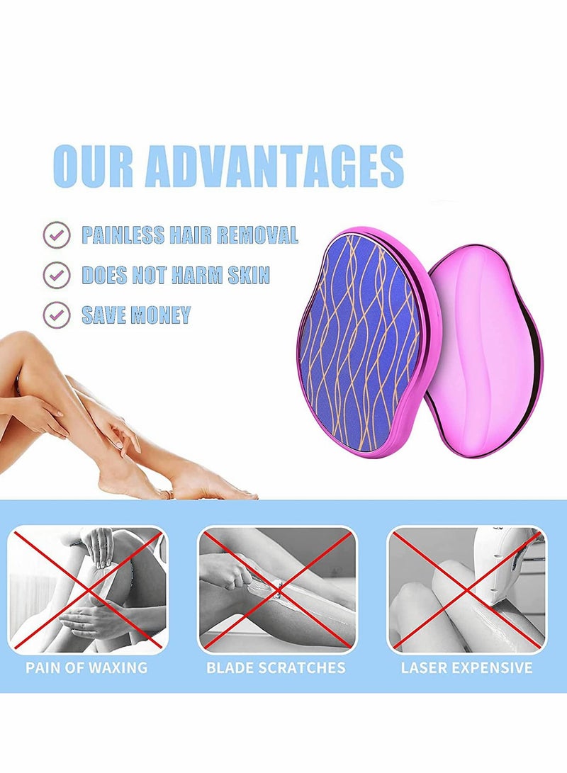 Excefore Crystal Hair Eraser, Painless Crystal Hair Remover Tools, Magic Crystal Hair Eraser - Image 5