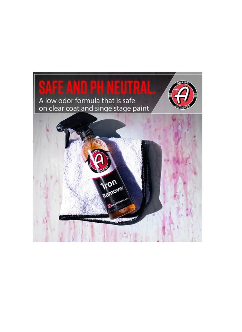 Adam's Polishes Adam's Polishes Iron Remover Gallon Iron Out Fallout Rust Remover Spray for Car Detailing Remove Iron Particles in Car Paint Motorcycle RV And Boat Use Before Clay Bar Car Wax or Car Wash  - Image 5