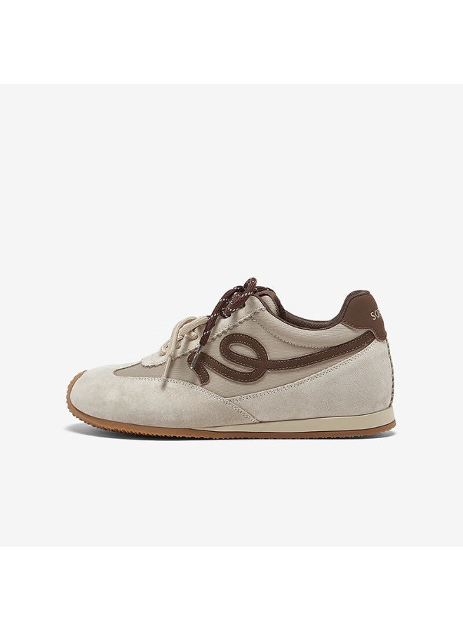 Basto 26 Spring Mall Retro Women's Sports Casual Shoes D3858am6 Apricot/coffee 38 - Image 1