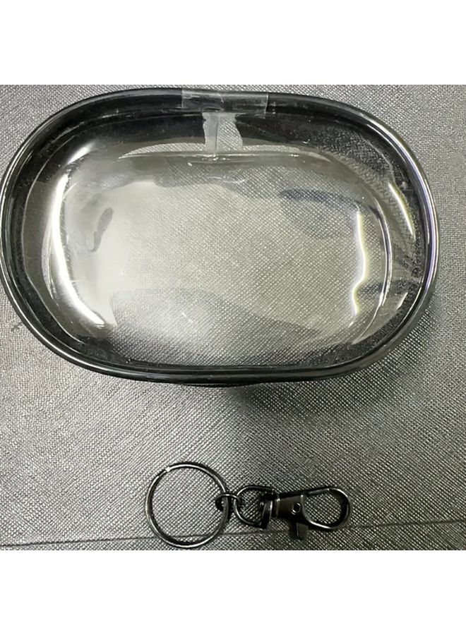 Black Portable Mini Cable Organizer Bag Multifunctional Earphone Charger Storage Box - Image 1