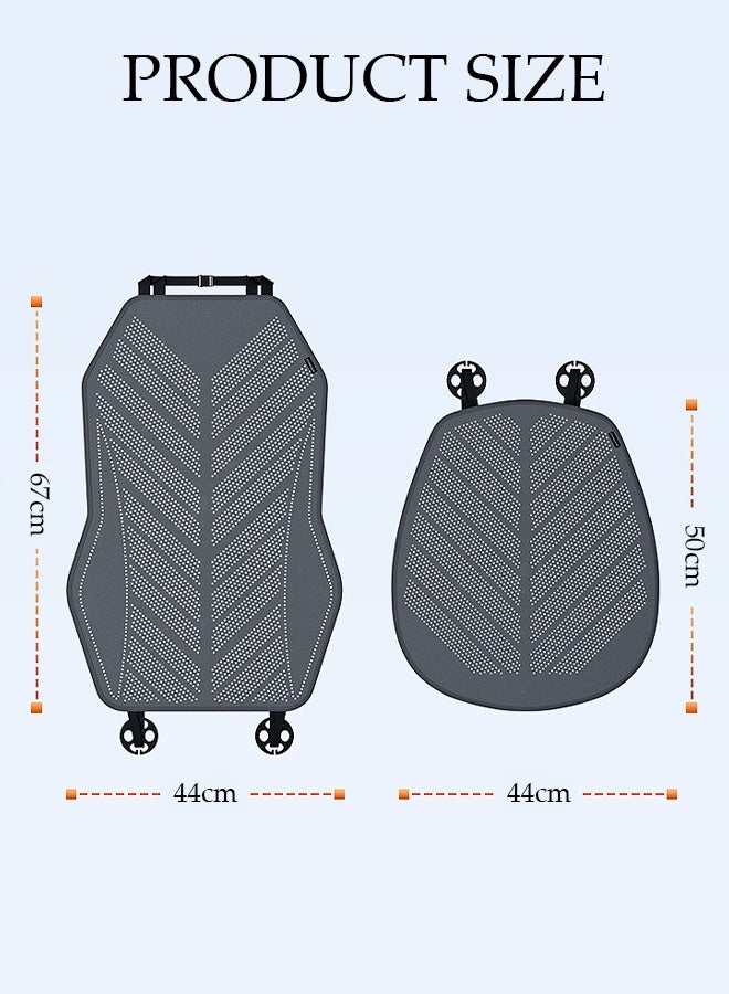 DUNISO Car Seat Cover, Universal Car Seat Protection Cover, Suede Car Backrest Seat Cover, Wear Resistant And Anti Slip, Suitable For All Seasons, Suitable For Most Car Seats  - Image 2