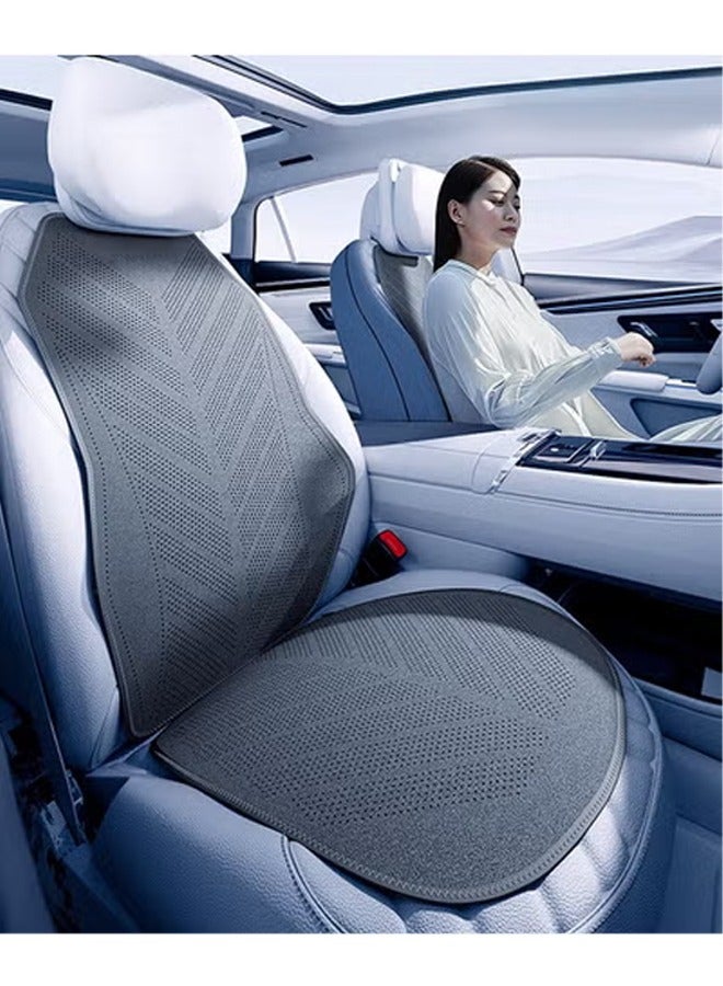 DUNISO Car Seat Cover, Universal Car Seat Protection Cover, Suede Car Backrest Seat Cover, Wear Resistant And Anti Slip, Suitable For All Seasons, Suitable For Most Car Seats  - Image 1