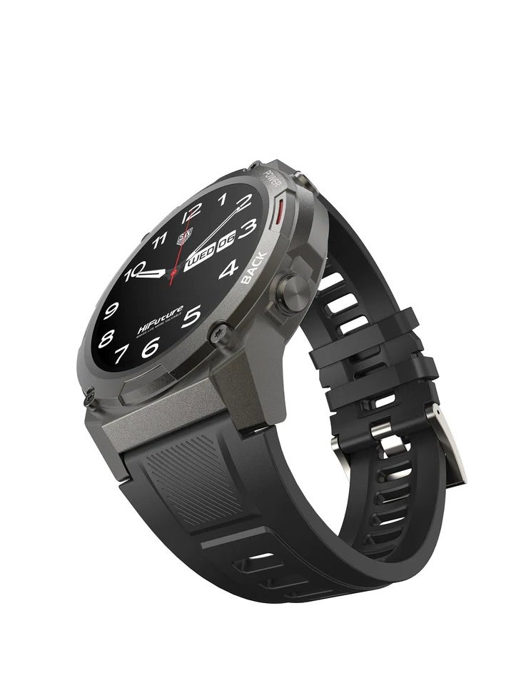 Futurego Mix2 Bluetooth Calling Smartwatch - Black