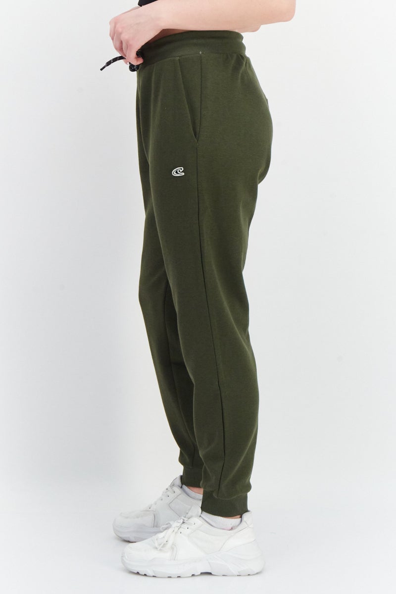O'NEILL Women  Regular Fit Brand Logo Drawstring Sweatpants, Army Green - Image 3