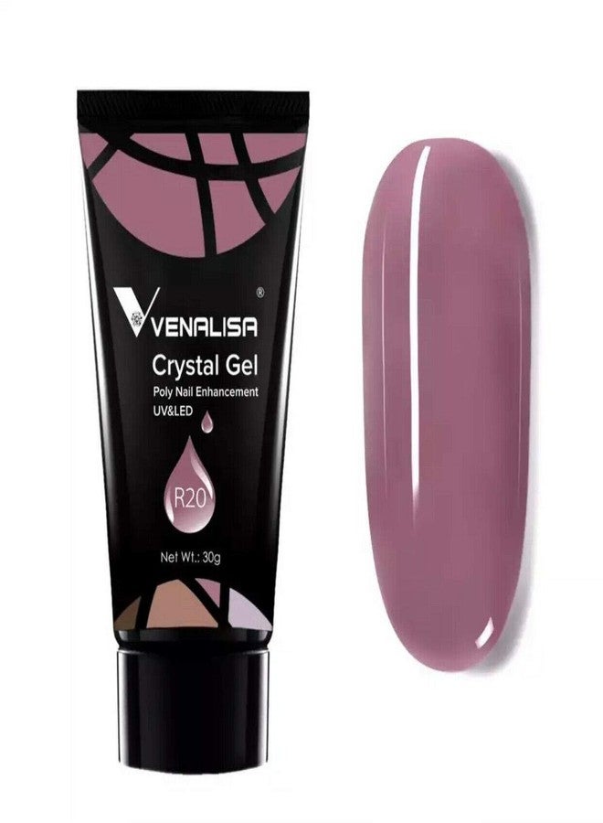 VENALISA Nail Poly Extension Gel, Builder Gel, Nail Thickening, Acrylic Nail Design, Easy to DIY at Home Poly Nail Gel 30g (R20) - Image 1