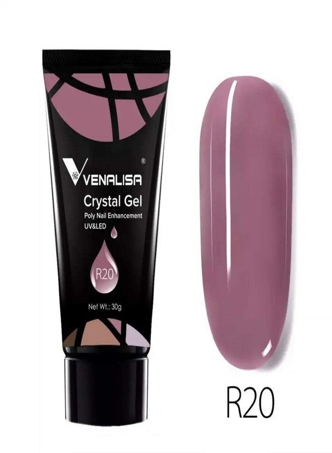 VENALISA Nail Poly Extension Gel, Builder Gel, Nail Thickening, Acrylic Nail Design, Easy to DIY at Home Poly Nail Gel 30g (R20) - Image 2