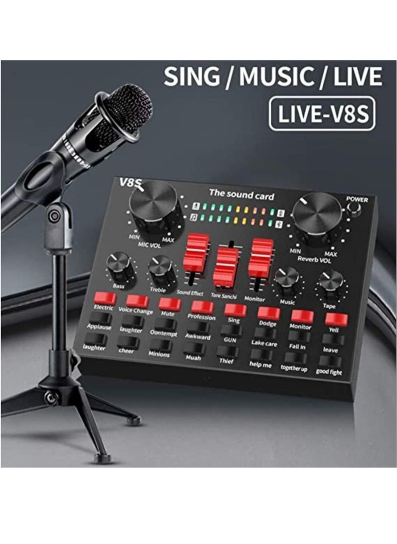 ELTRAZONE Live Streaming Sound Adapter Phone Laptop Microphone Multi-Function High Sound Quality Intelligent Compatibility Sound Adapter  - Image 2