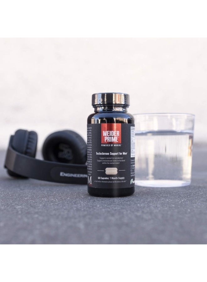 Weider Testosterone Support for Men Capsules 60 Count | KSM-66 Ashwagandha - Image 2