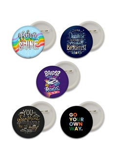 D2c D2C Inspirational Motivational Born to Shine Button Badges  - Image 1