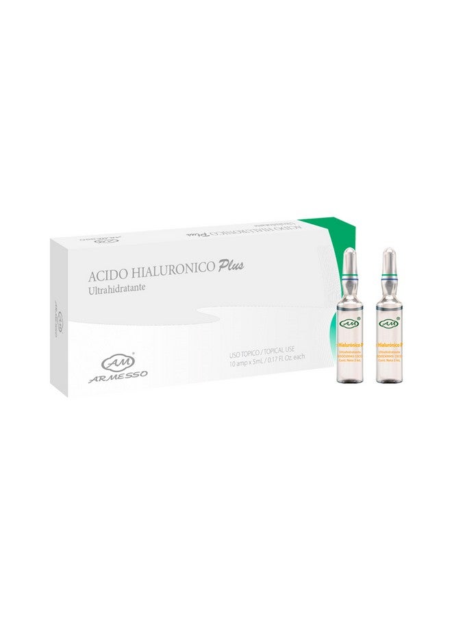 Armesso-AM Am Armesso | Hyaluronic Acid Plus | 10 X 2Ml Ampoules - 1% Concentration | Cosmetic Serum - Image 2