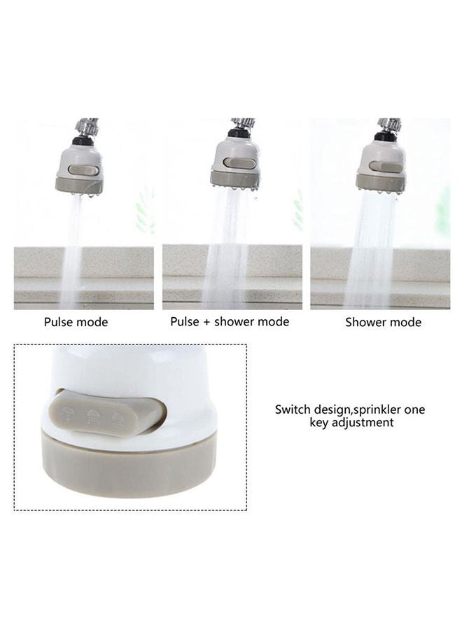 AKDC 3-Gear Adjustable Water Saving Shower Attachment 360 Swivel Stainless Steel Splash Proof Faucet Tap Aerator Nozzle Sprayer - Image 3