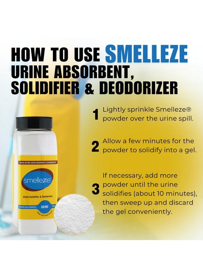 SMELLEZE SMELLEZE Urine Absorbent Powder & Poo Gel | Odor Eliminator for Strong Odor | Solidifier & Deodorizer for Portable Toilets, Urinals, Pet Potty, Bedside Commodes| Absorbs Liquids in Minutes | 2 lb. - Image 5