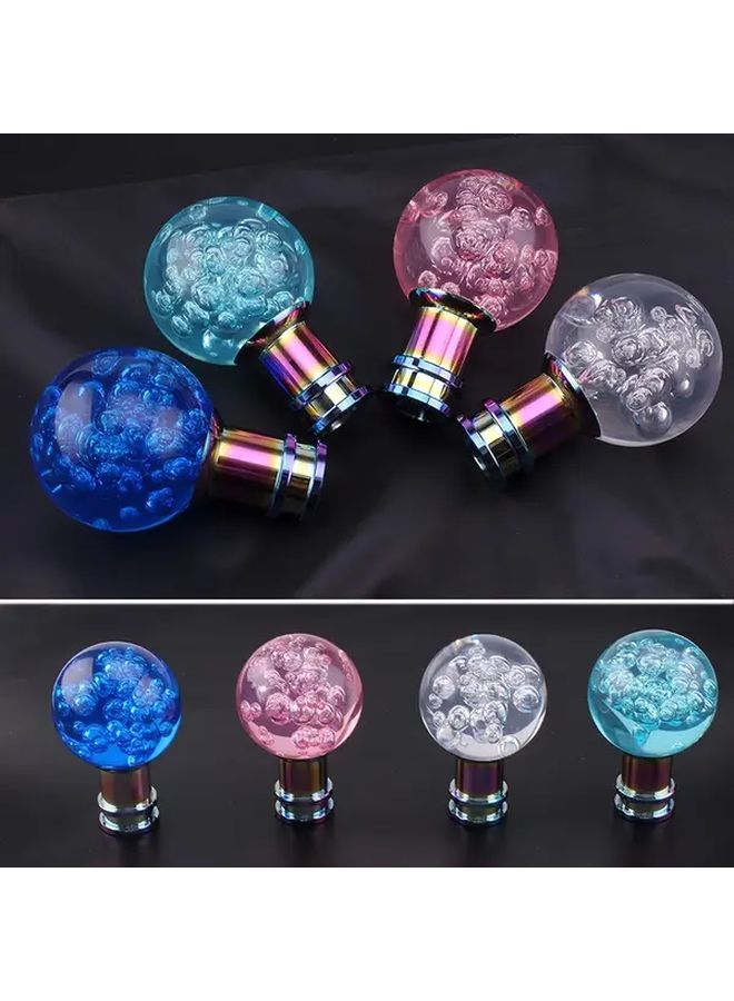 White Acrylic Gear Shift Knob For Manual And Automatic Cars - Image 3