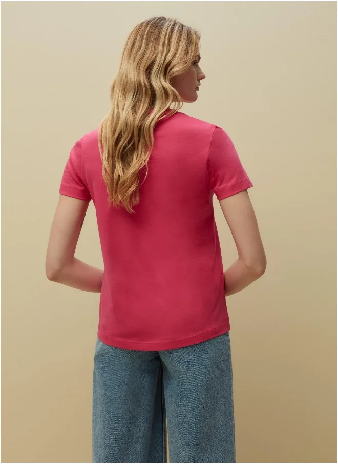 او في اس PIOMBO Supima cotton T-shirt