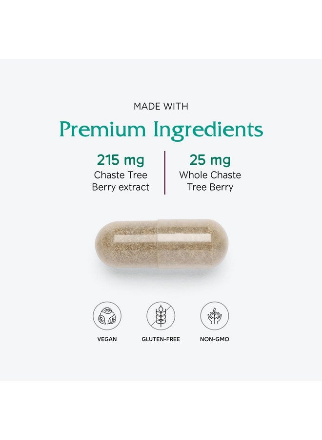فيتانيكا مستخلص توت شجرة العفة من فيتانيكا، مكمل غذائي من توت العفة للنساء، يدعم توازن الهرمونات والدورة الشهرية، غير معدل وراثيًا، نباتي، عبوة تكفي شهرين، 60 كبسولة - Image 4