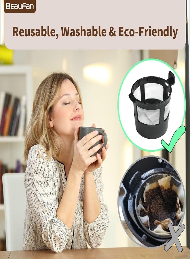 Beaufan 1 Pack Reusable Coffee Filter Compatible with BLACK+DECKER CM618 Single Serve Coffee Maker - Image 5