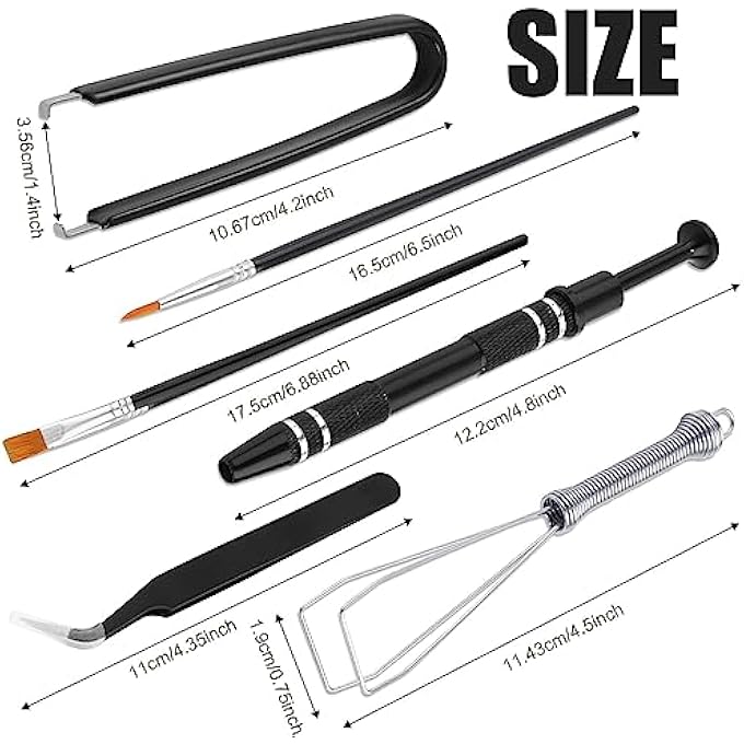 rayihni MECHANICAL KEYBOARD SWITCH PULLER SET KEYCAP REMOVER KIT KEYBOARD CLEANER TOOL INCLUDING KEYCAP PULLER SWITCH CLAMP LUBE PEN WITH A STORAGE BAG - Image 3