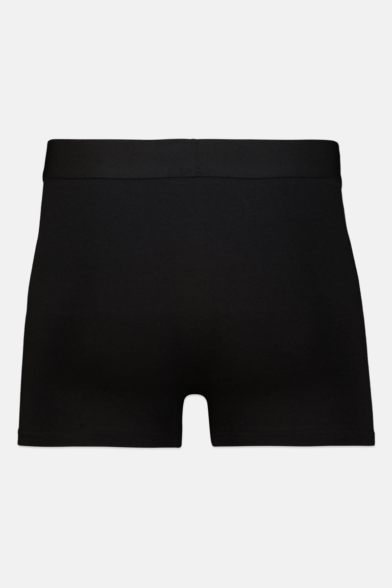 RBX Men 3 Pcs Allover Print  Boxer Brief, Black/Grey Combo - Image 4