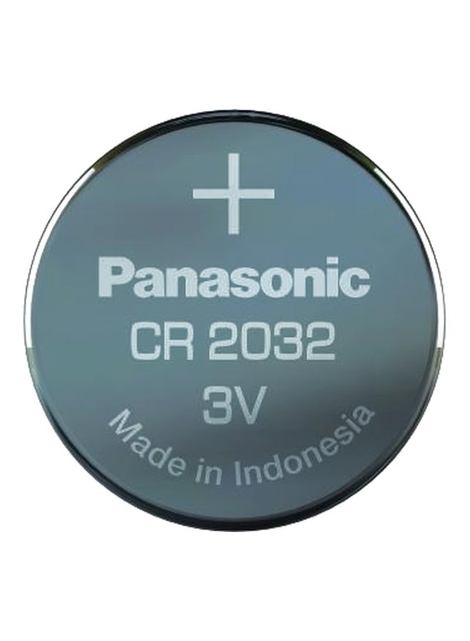 Panasonic 100-Piece CR2032 Lithium Battery silver - Image 1