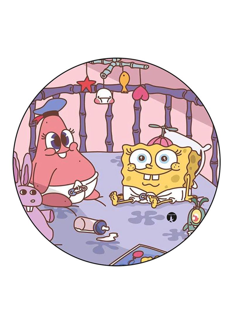 RKN Spongebob Printed Mouse Pad Multicolour