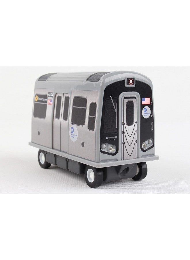 Daron Mta Subway Pullback Toy W/ Light & Sound Tt3501 Grey - Image 4