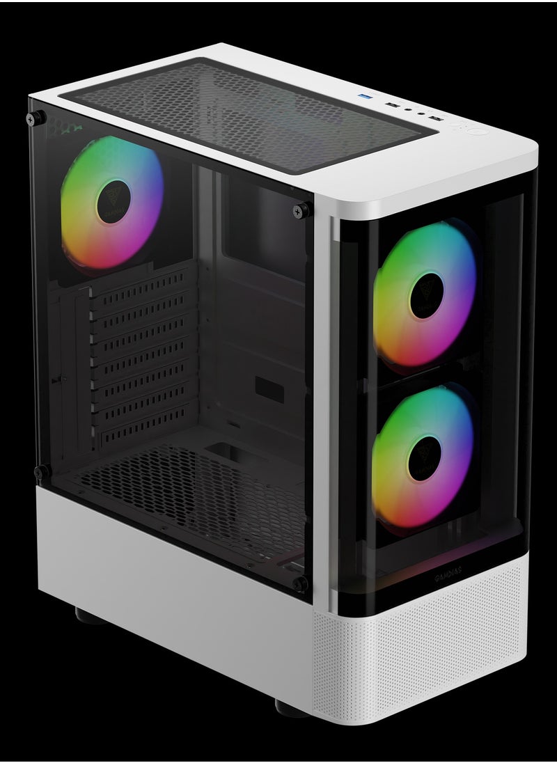 GAMDIAS TALOS E3 CG WH CURVED. COMPACT. POWERFUL.  - Image 2