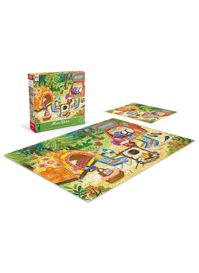 Ceaco Ceaco - Olivia Gibbs - Go Camping! - 500 Piece Jigsaw Puzzle  - Image 1