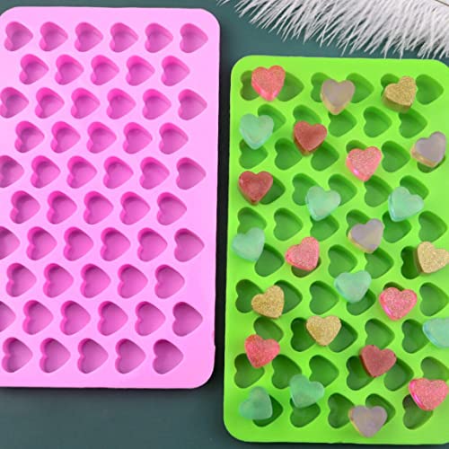 MoldBerry Chocolate Mould Heart Shape Silicone Molds Non-Stick Chocolate Candy Ice Tray Jelly Sweets Molds, DIY Wax Melt Baking Cake Topper Decoration - Image 3