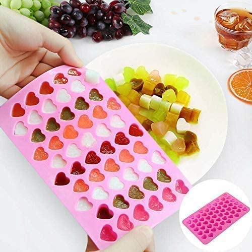 MoldBerry Chocolate Mould Heart Shape Silicone Molds Non-Stick Chocolate Candy Ice Tray Jelly Sweets Molds, DIY Wax Melt Baking Cake Topper Decoration - Image 4
