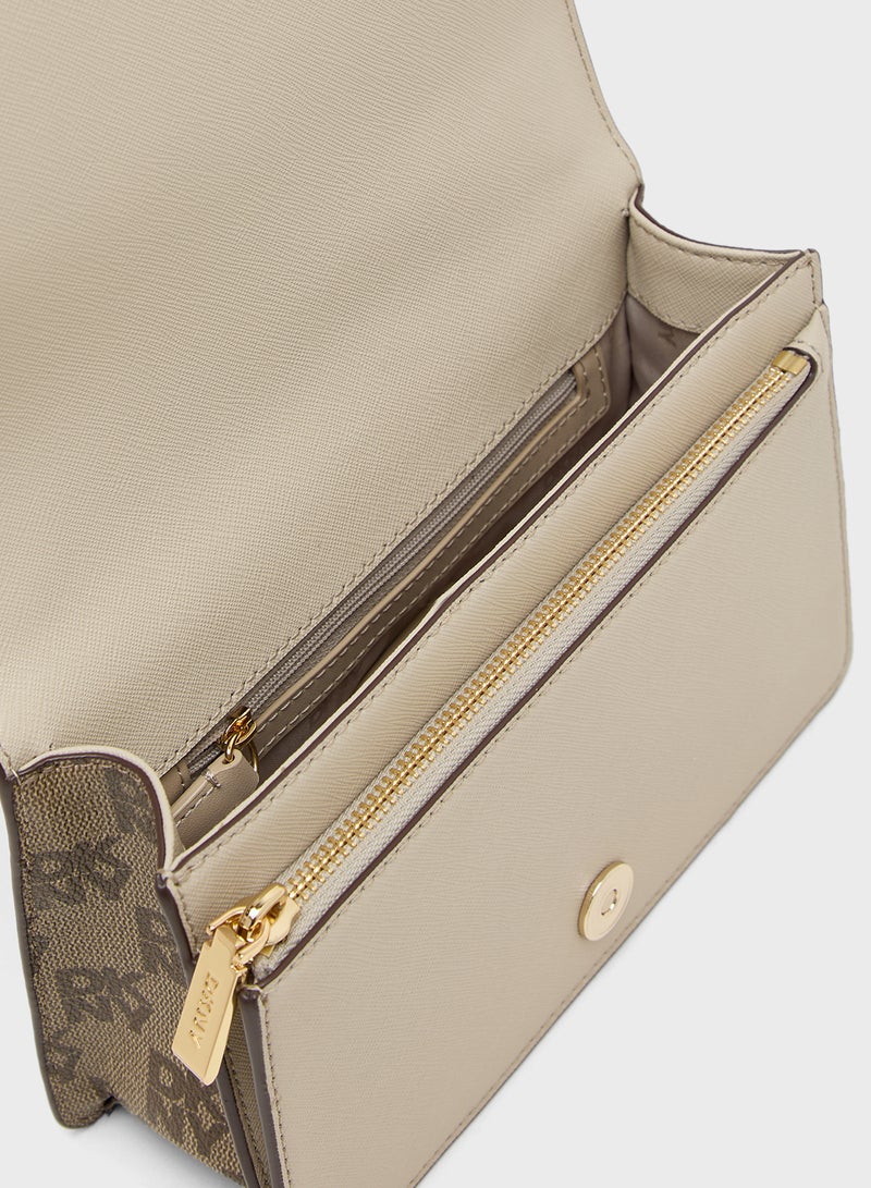 DKNY Logo Echo Flap Crossbody Bag  - Image 5