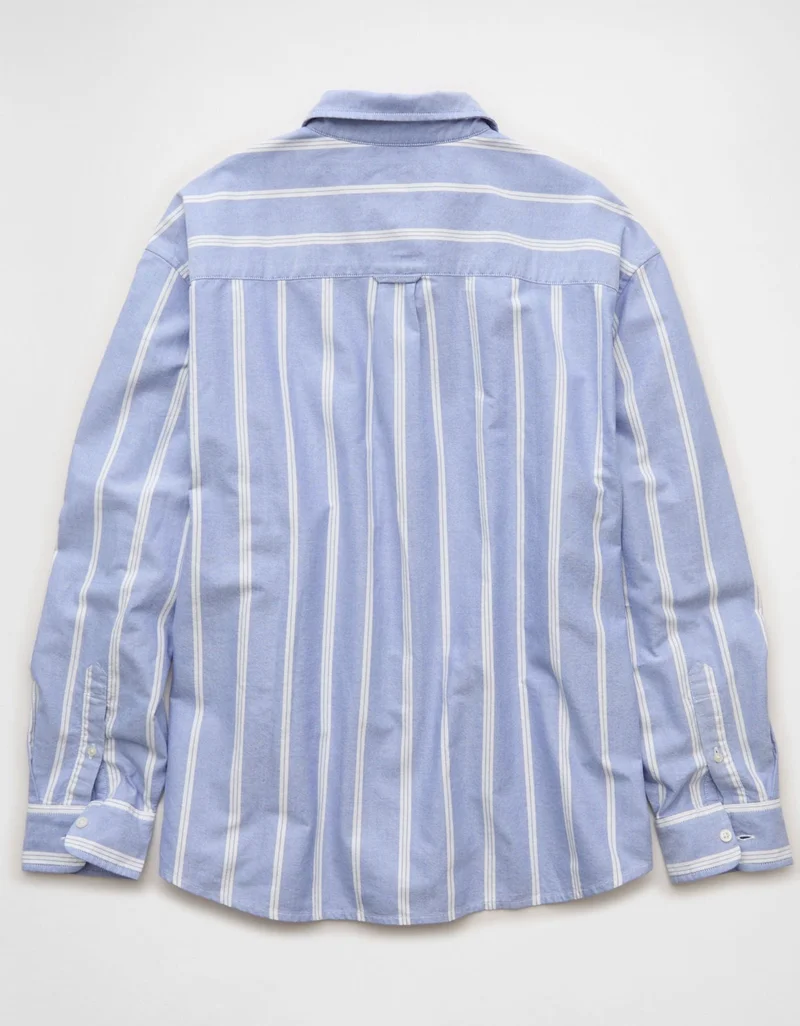 American Eagle  AE Everyday Oxford Button-Up Shirt for Men | Best Price UAE
