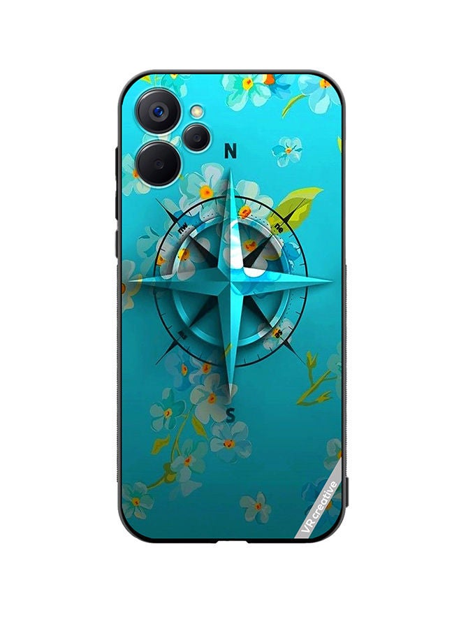 VR CREATIVE Protective Case Cover For Realme 9i 5G Compass Design Multicolour - Image 1