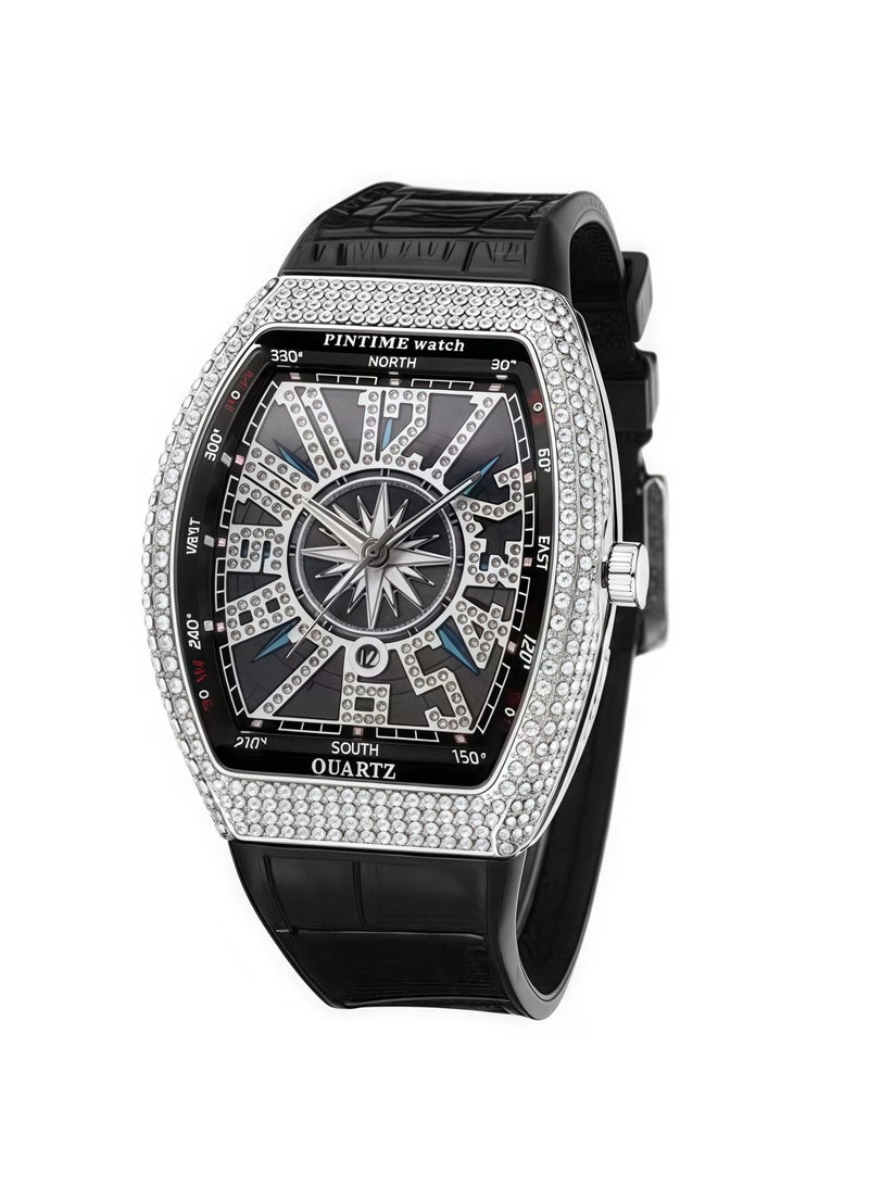 PINTIME Men's Fashion Casual Waterproof Quartz Watch - Image 1