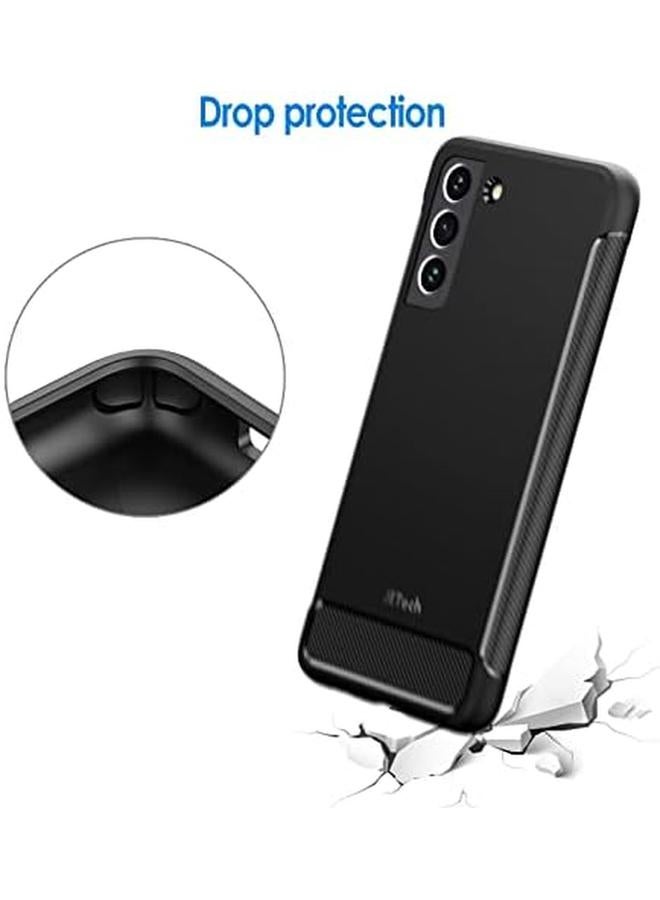 جي تيك جراب رفيع لهاتف Samsung Galaxy S21 Fe 5G مقاس 6.4 بوصة مع غطاء هاتف رفيع ممتص للصدمات وتصميم من ألياف الكربون باللون الأسود - Image 5