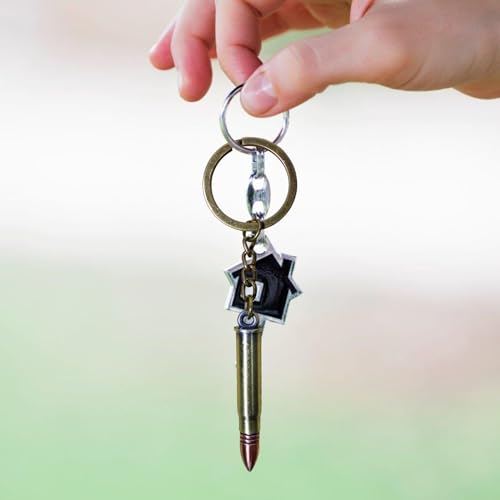 Lulala bullets pendant keyfob bullets keychain creative gift keychain bullets keyring chain key chain solid (Bullet1) - Image 3