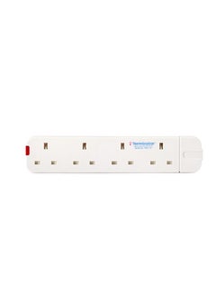 Terminator 4 Way UK Power Extension Cord Bar 4 Gang Without Cable | TPB1119