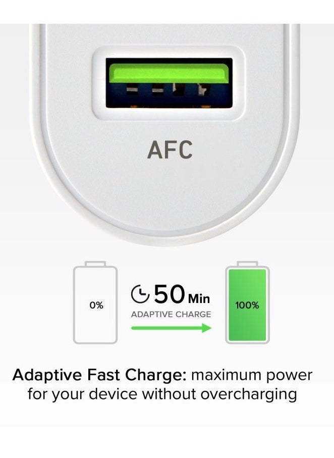 SBS SBS Car Charger 20W Ultra Fast Charge with 2 Outputs (Type-C PD, USB) For Iphone And Android  - Image 3